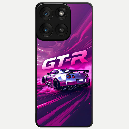  Speed Drift Legend Glass Case For Moto Edge 60 Pro back cover – full design glossy printed glass finish