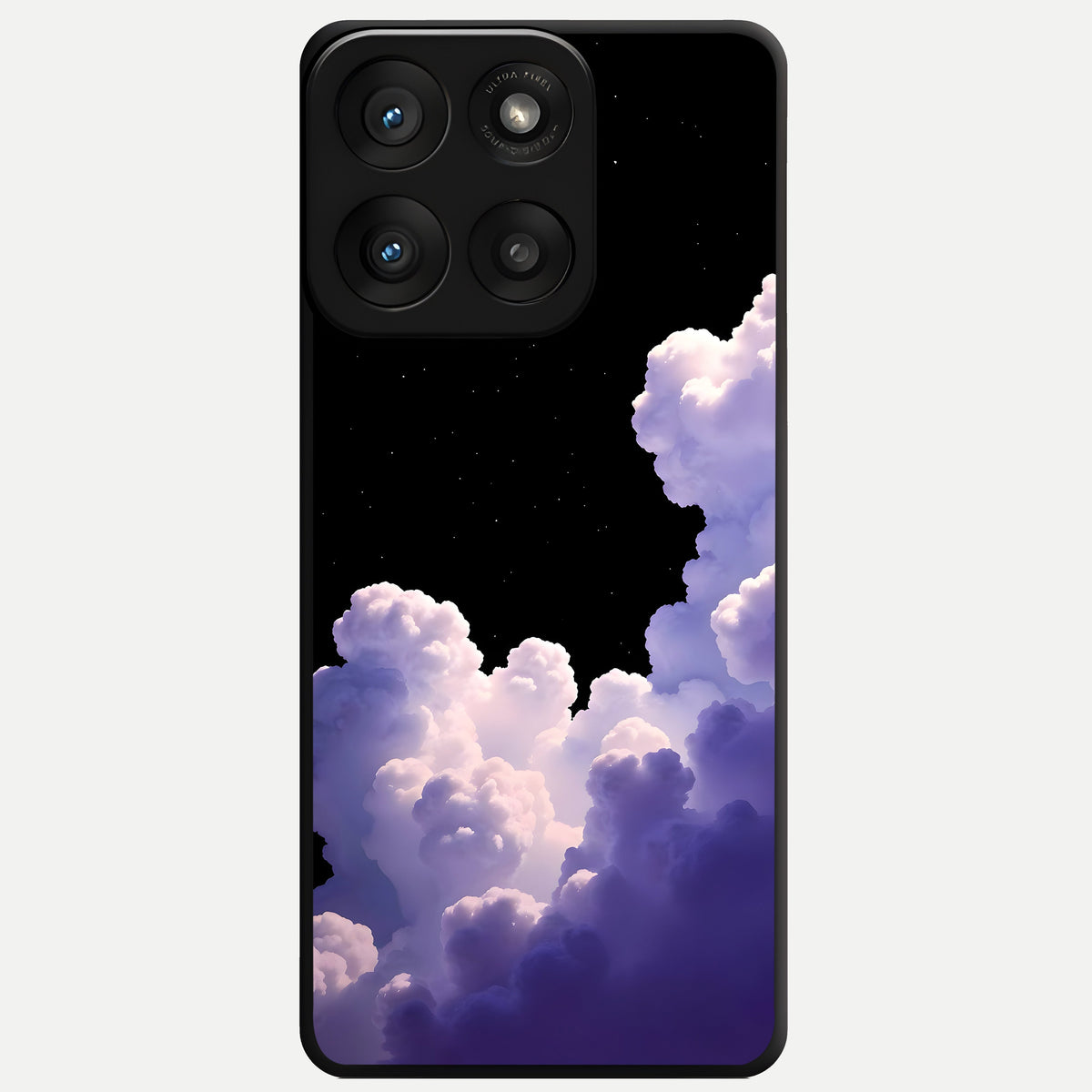  Starlit Night Whispers Glass Case For Moto Edge 60 Pro back cover – full design glossy printed glass finish