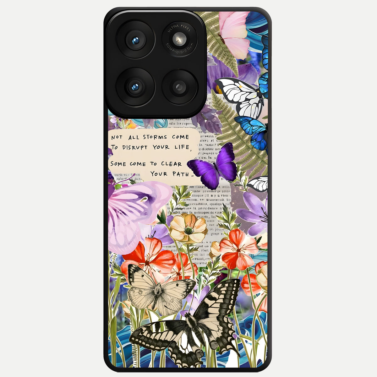  Storm Path Bloom Glass Case For Moto Edge 60 Pro back cover – full design glossy printed glass finish