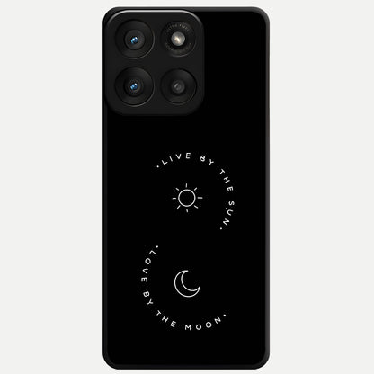  Sunflower Cat Art Glass Case For Moto Edge 60 Pro back cover – full design glossy printed glass finish