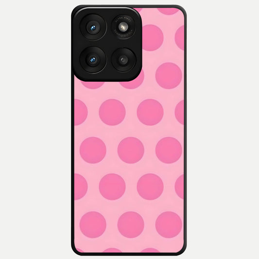  Sweet Dot Dreams Glass Case For Moto Edge 60 Pro back cover – full design glossy printed glass finish