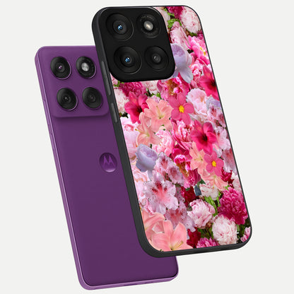  Bloom Crush Fantasy phone case For Moto Edge 60 Pro showing premium glass back cover with detailed artwork