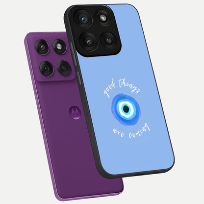  Bright Future Ahead phone case For Moto Edge 60 Pro showing premium glass back cover with detailed artwork
