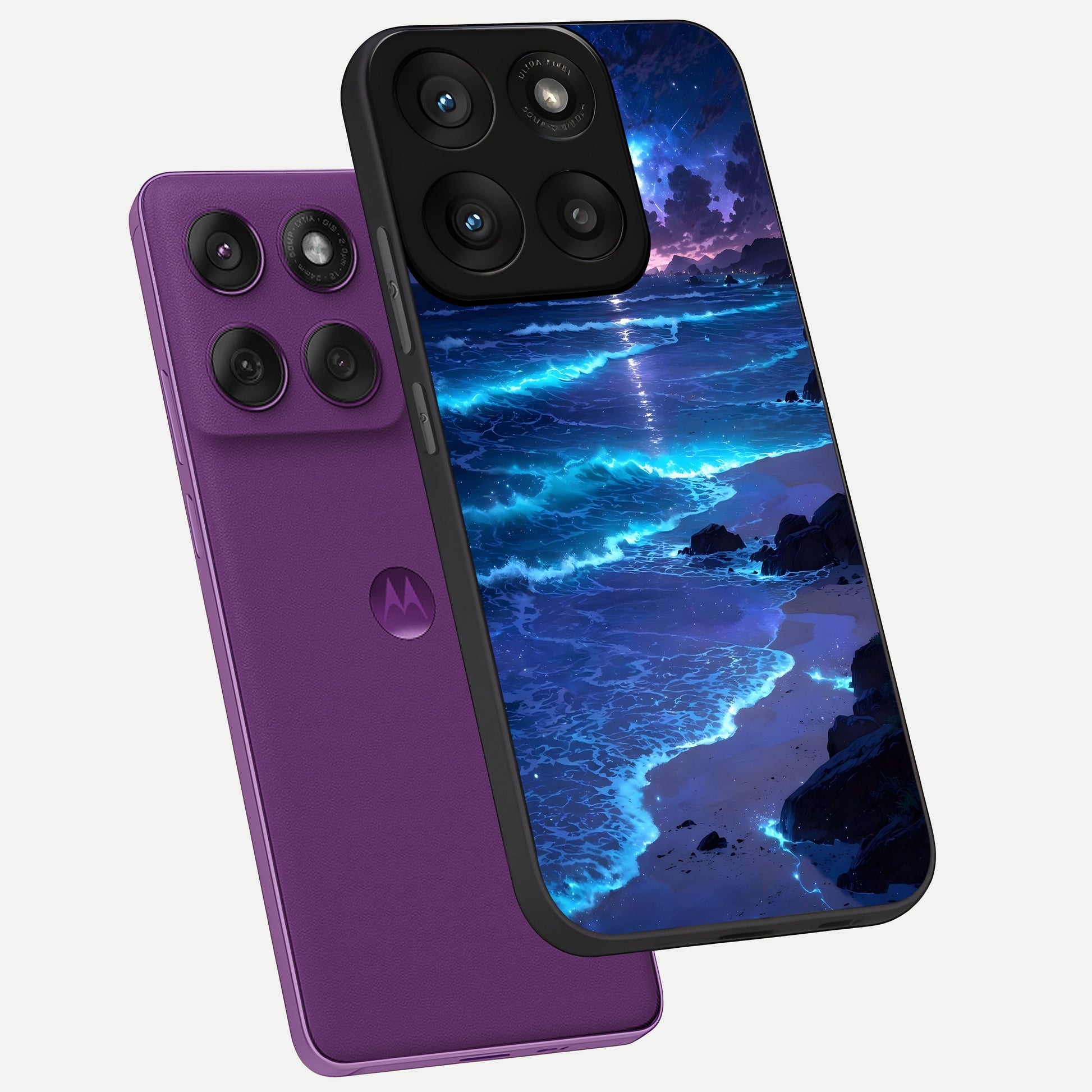  Classic Damn Look phone case For Moto Edge 60 Pro showing premium glass back cover with detailed artwork