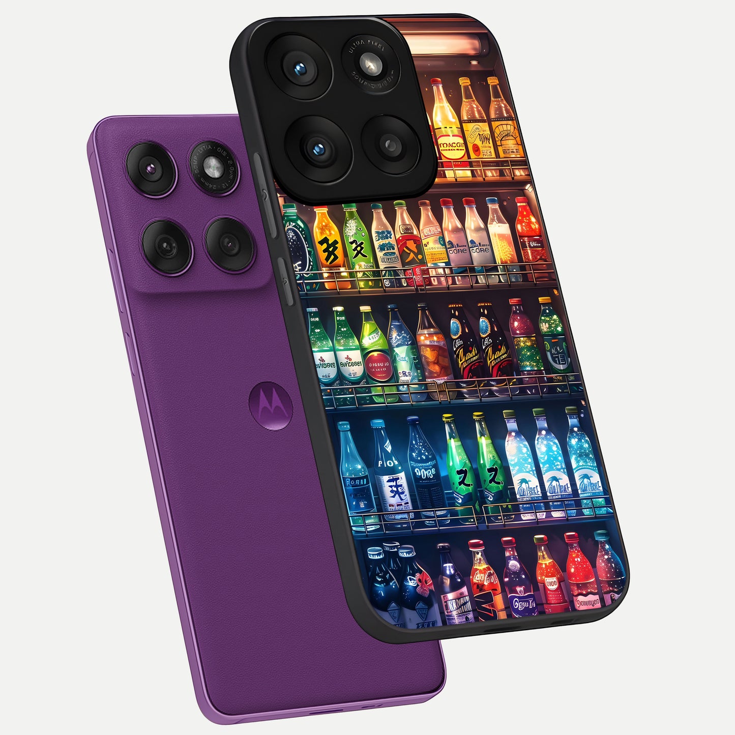  Colorfull Tree phone case For Moto Edge 60 Pro showing premium glass back cover with detailed artwork