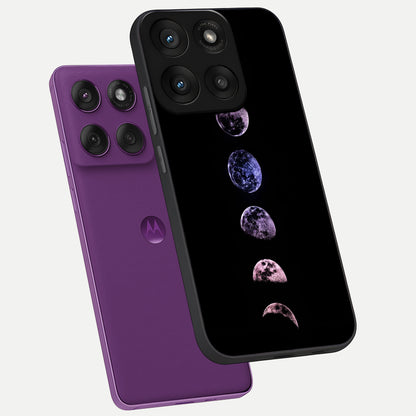  Crimson All Planets phone case For Moto Edge 60 Pro showing premium glass back cover with detailed artwork