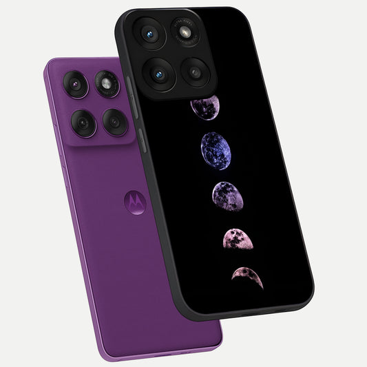  Crimson All Planets phone case For Moto Edge 60 Pro showing premium glass back cover with detailed artwork