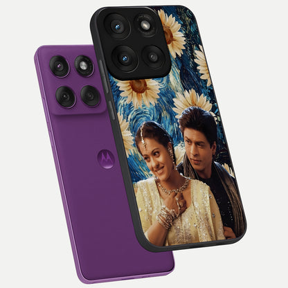  Eternal Love Story phone case For Moto Edge 60 Pro showing premium glass back cover with detailed artwork