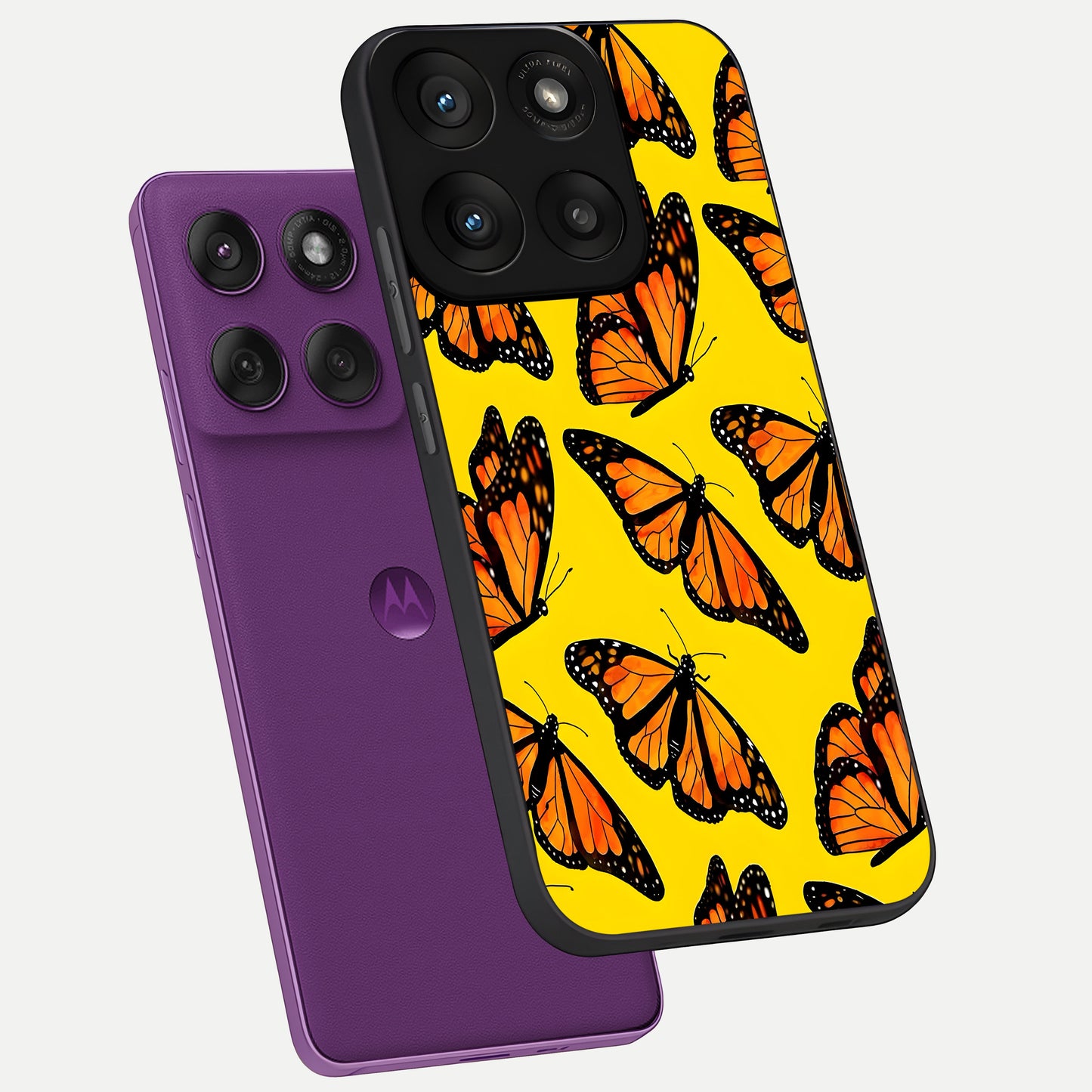  Golden Wing Flight phone case For Moto Edge 60 Pro showing premium glass back cover with detailed artwork
