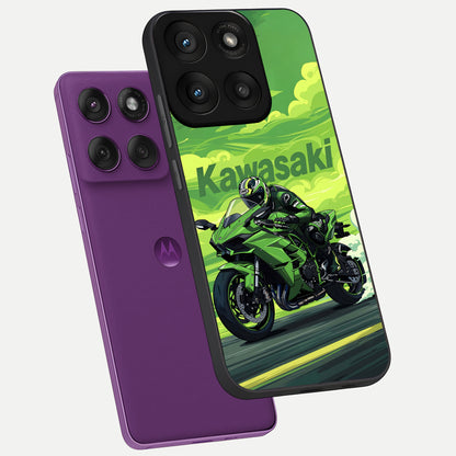  Greenery Sky phone case For Moto Edge 60 Pro showing premium glass back cover with detailed artwork