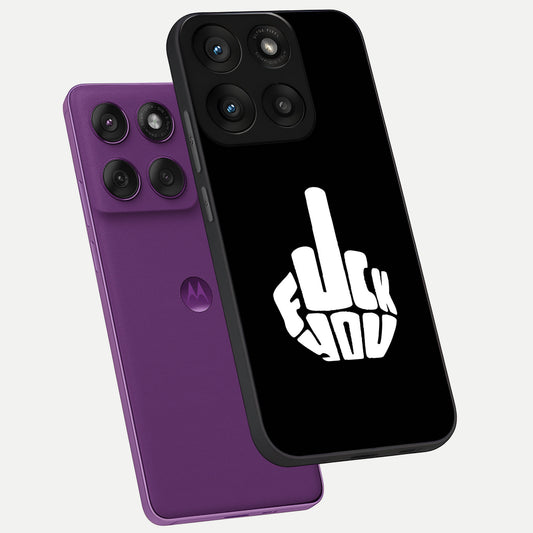  Rebel Mode On phone case For Moto Edge 60 Pro showing premium glass back cover with detailed artwork