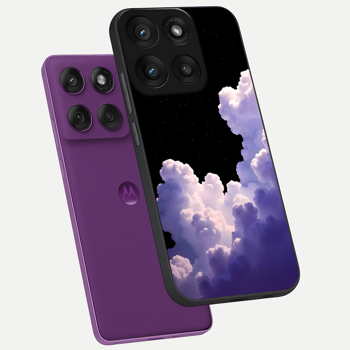  Starlit Night Whispers phone case For Moto Edge 60 Pro showing premium glass back cover with detailed artwork