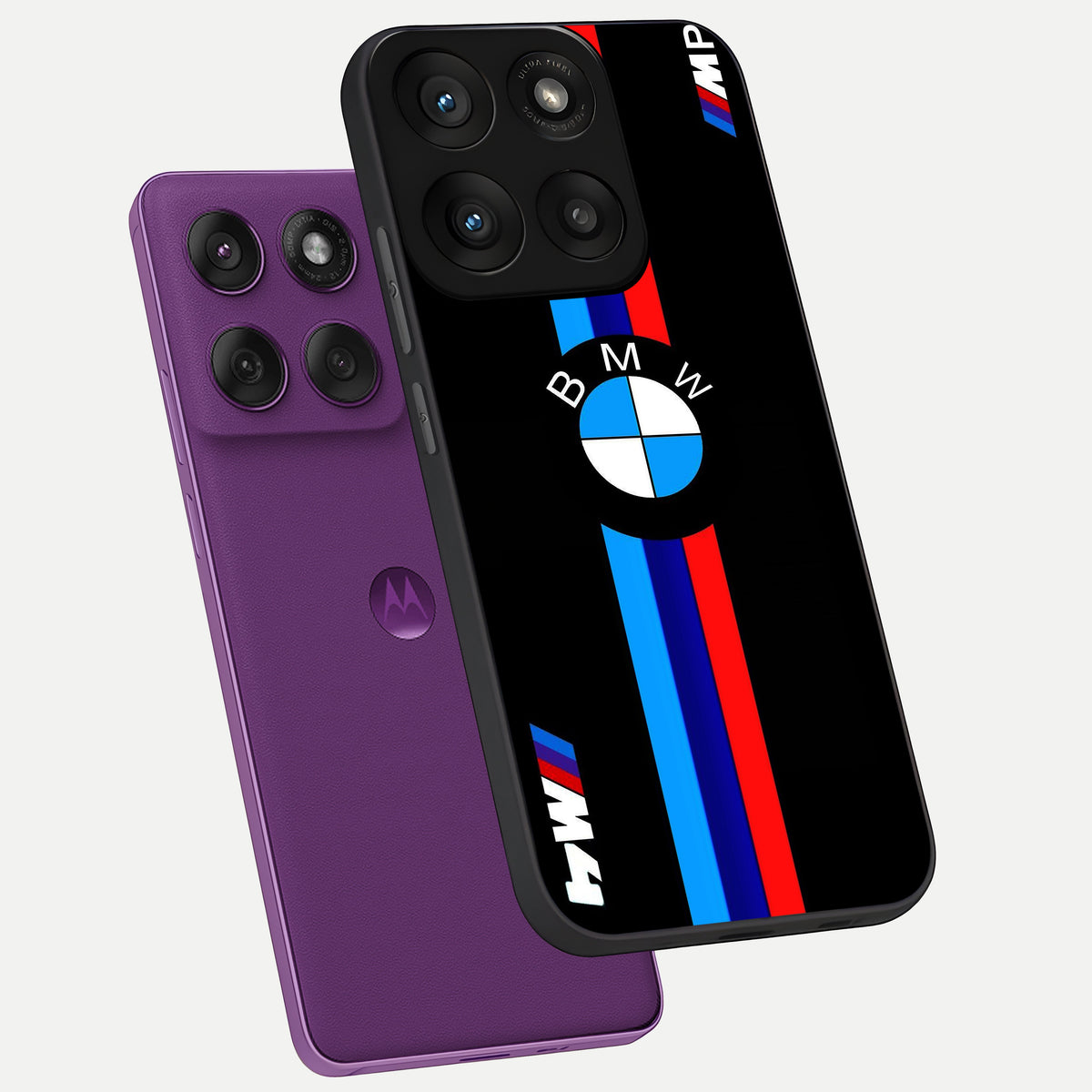  Turbo BMW Beast phone case For Moto Edge 60 Pro showing premium glass back cover with detailed artwork