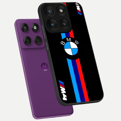  Turbo BMW Beast phone case For Moto Edge 60 Pro showing premium glass back cover with detailed artwork