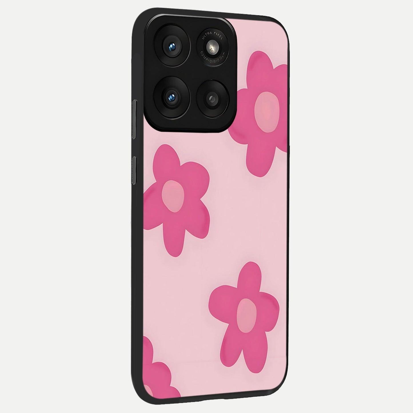  Candy Bloom Dreams back cover For Moto Edge 60 Pro slim fit glass case with vibrant aesthetic design