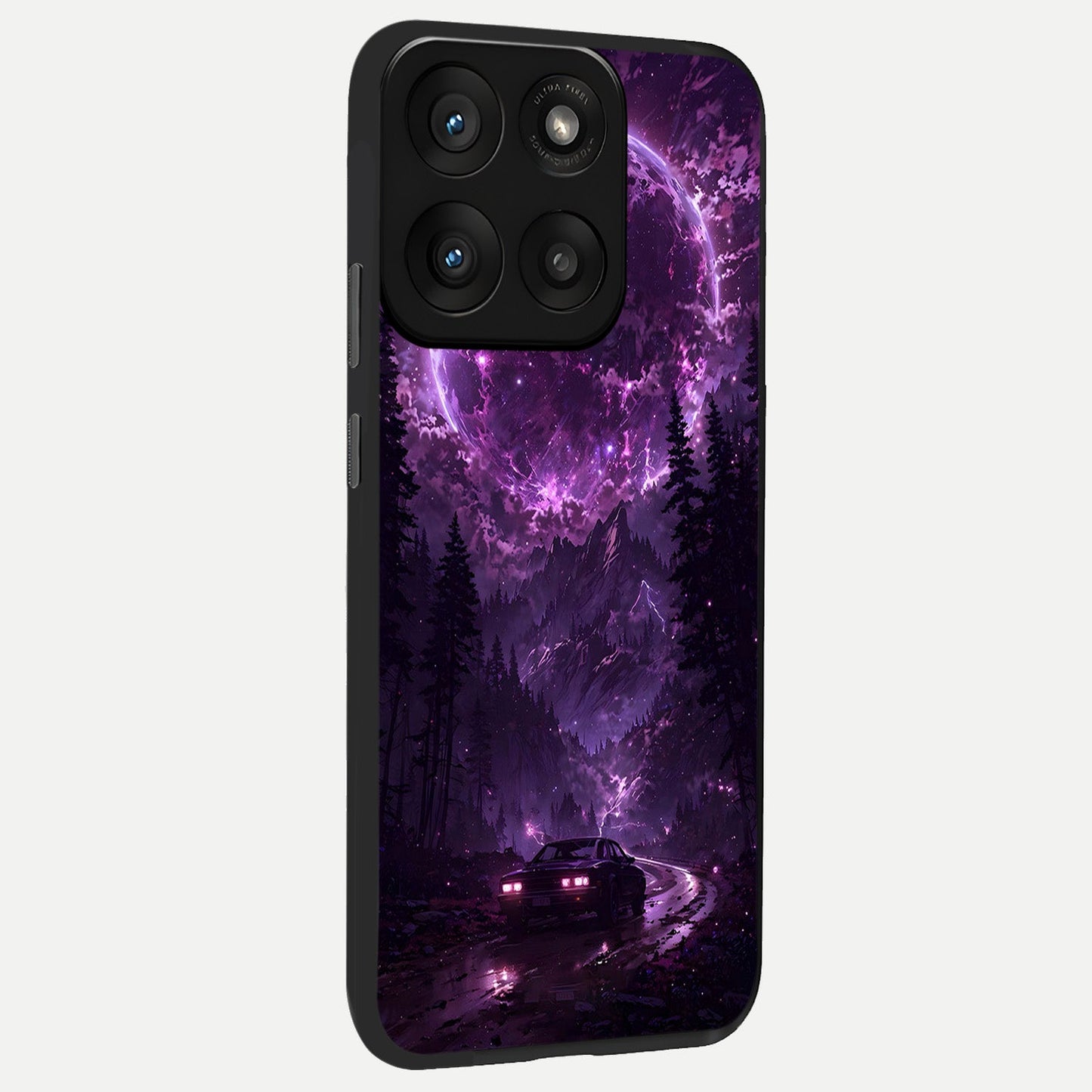  Eternal Cosmic Drive back cover For Moto Edge 60 Pro slim fit glass case with vibrant aesthetic design