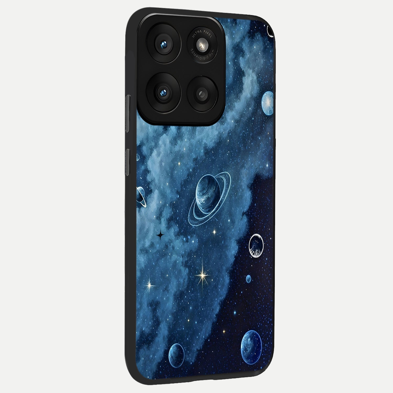  Galaxy Dream Space back cover For Moto Edge 60 Pro slim fit glass case with vibrant aesthetic design