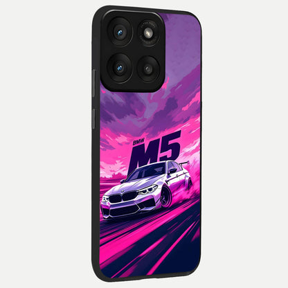  MS Neon Car back cover For Moto Edge 60 Pro slim fit glass case with vibrant aesthetic design