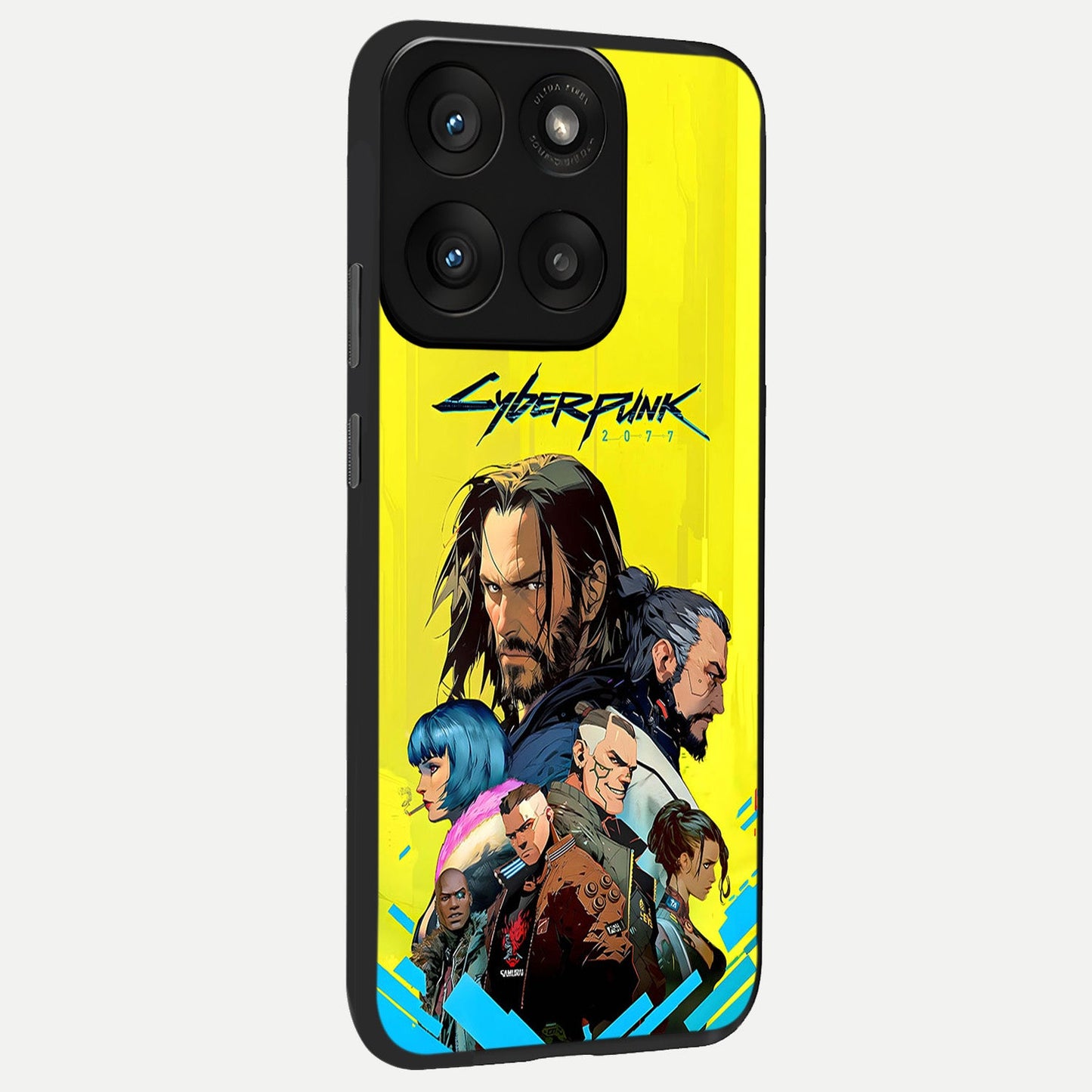  Neon Rebel Genesis back cover For Moto Edge 60 Pro slim fit glass case with vibrant aesthetic design