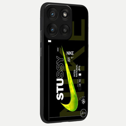  Neon Street Edition back cover For Moto Edge 60 Pro slim fit glass case with vibrant aesthetic design