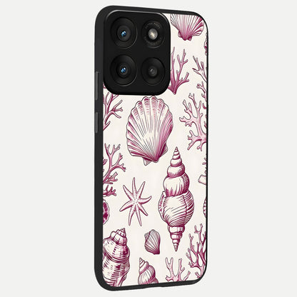  Pink Power Sparks back cover For Moto Edge 60 Pro slim fit glass case with vibrant aesthetic design