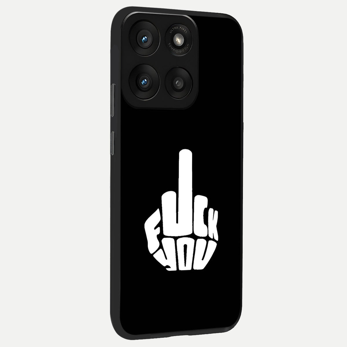  Rebel Mode On back cover For Moto Edge 60 Pro slim fit glass case with vibrant aesthetic design