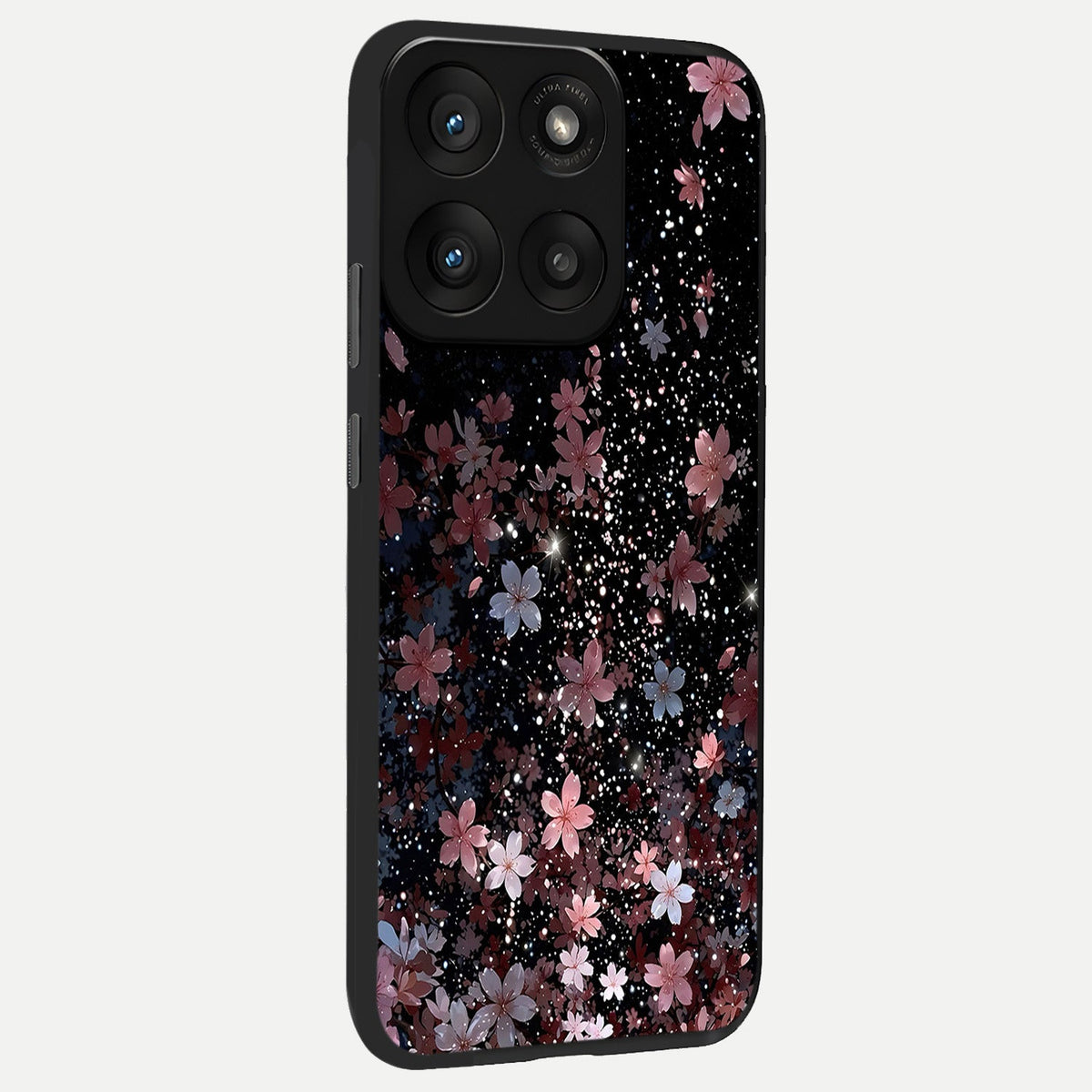  Starlit Flower Dreams back cover For Moto Edge 60 Pro slim fit glass case with vibrant aesthetic design