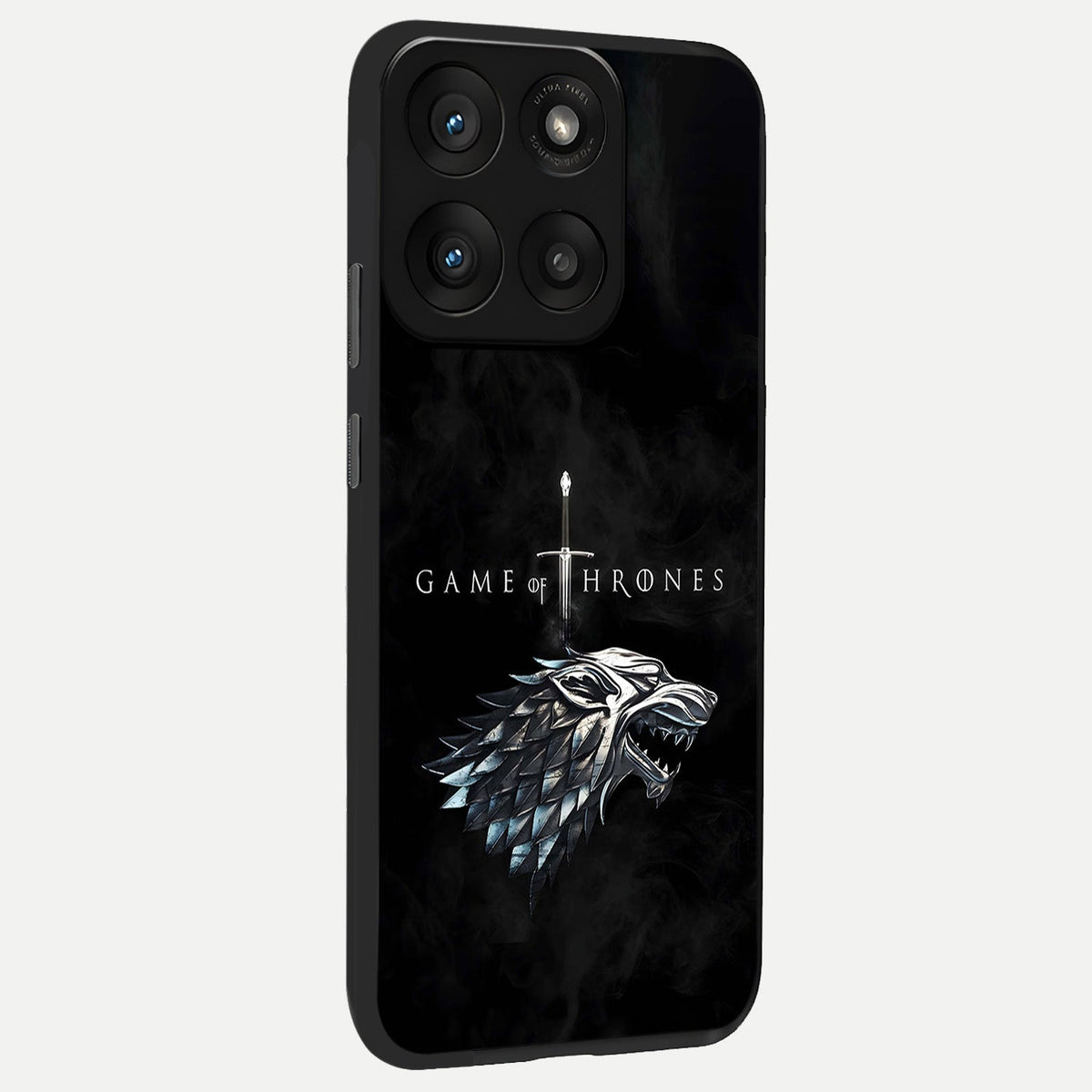  Throne Wolf Legacy back cover For Moto Edge 60 Pro slim fit glass case with vibrant aesthetic design