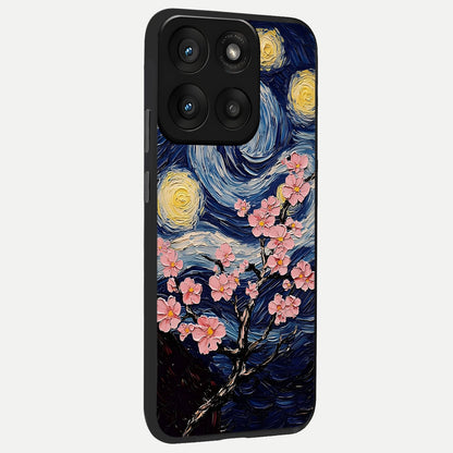  Van Gogh Scenery back cover For Moto Edge 60 Pro slim fit glass case with vibrant aesthetic design