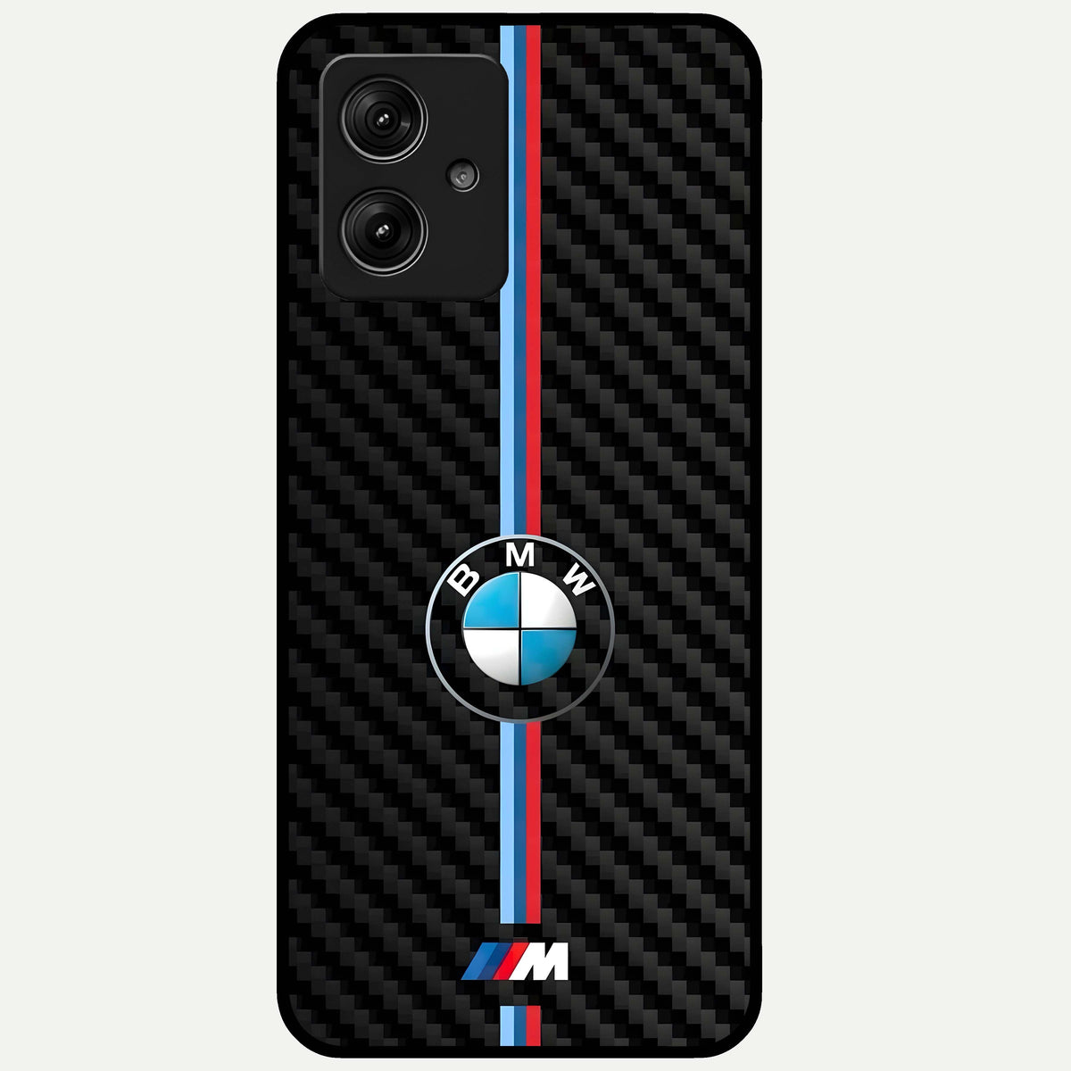  BMW Pattern Glass Case For Moto G54 back cover – full design glossy printed glass finish