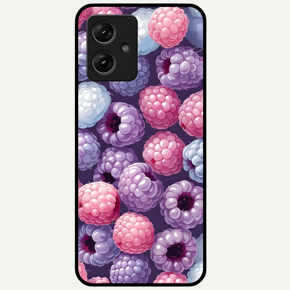 Berry Candy Pop Glass Case For Moto G54 back cover – full design glossy printed glass finish