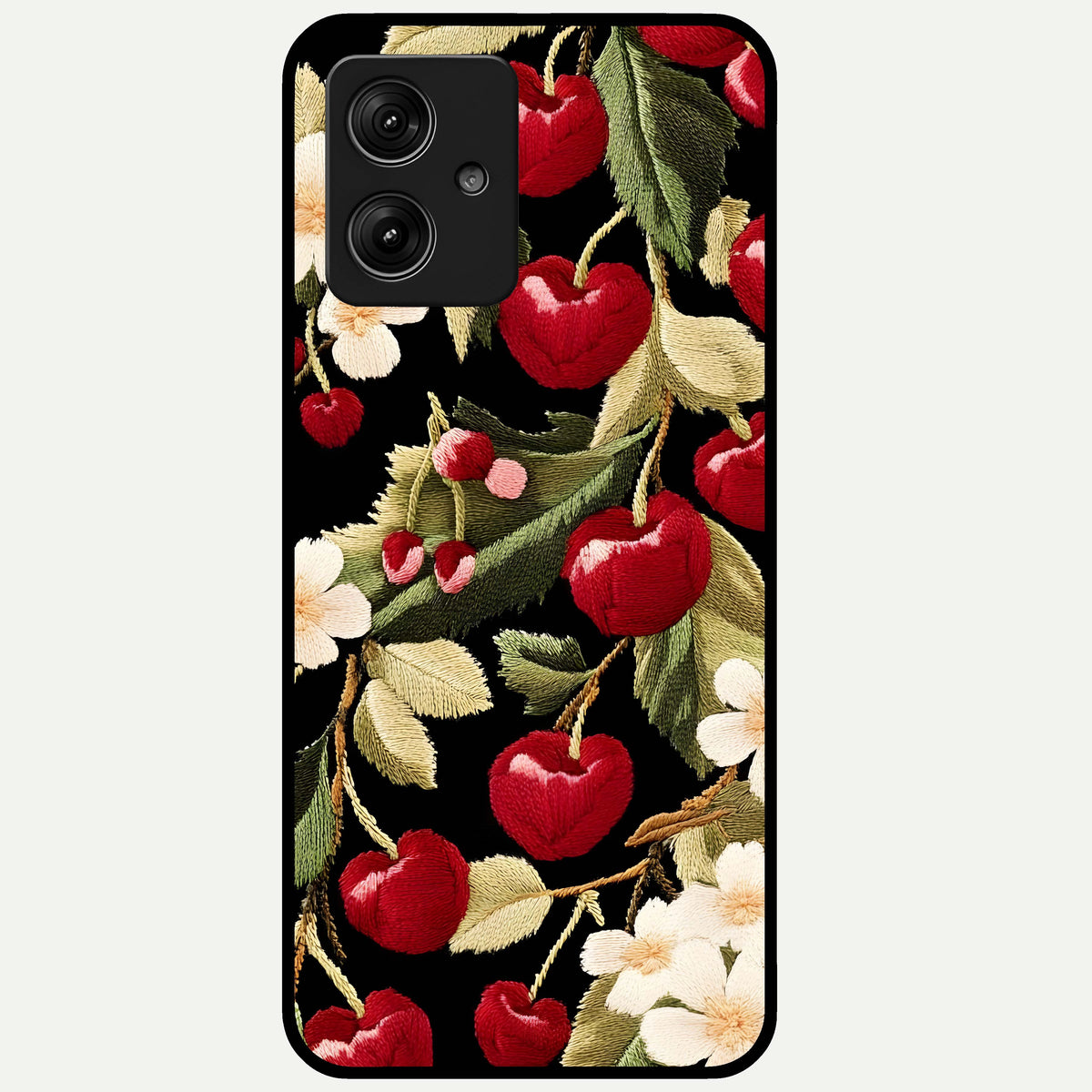  Blooming Spendor Bird Glass Case For Moto G54 back cover – full design glossy printed glass finish