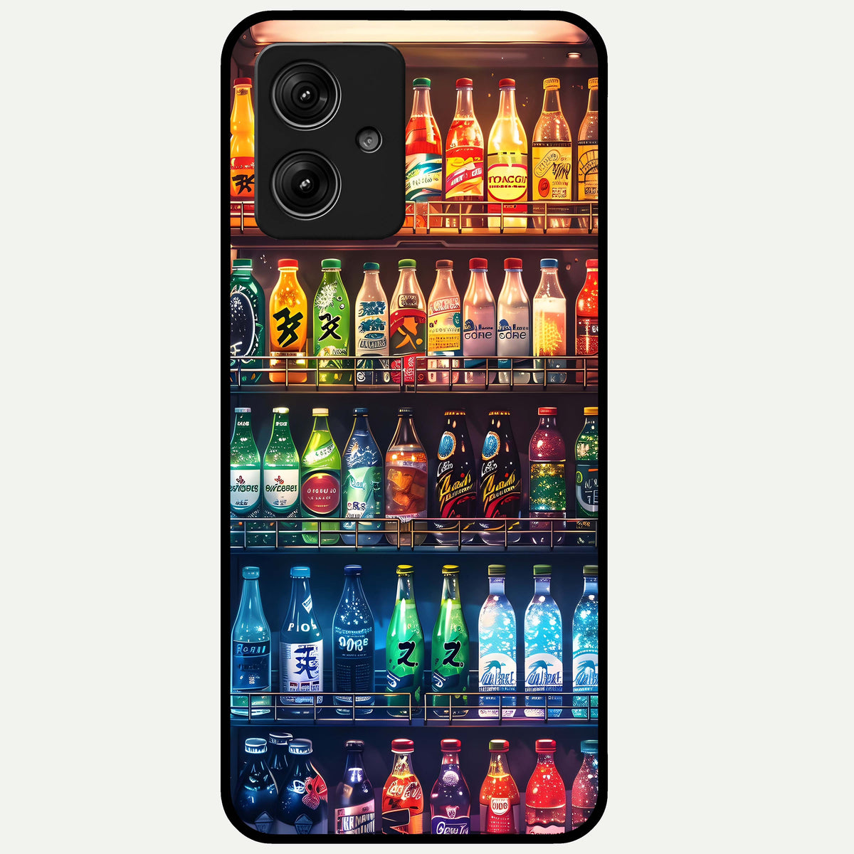  Colorfull Tree Glass Case For Moto G54 back cover – full design glossy printed glass finish