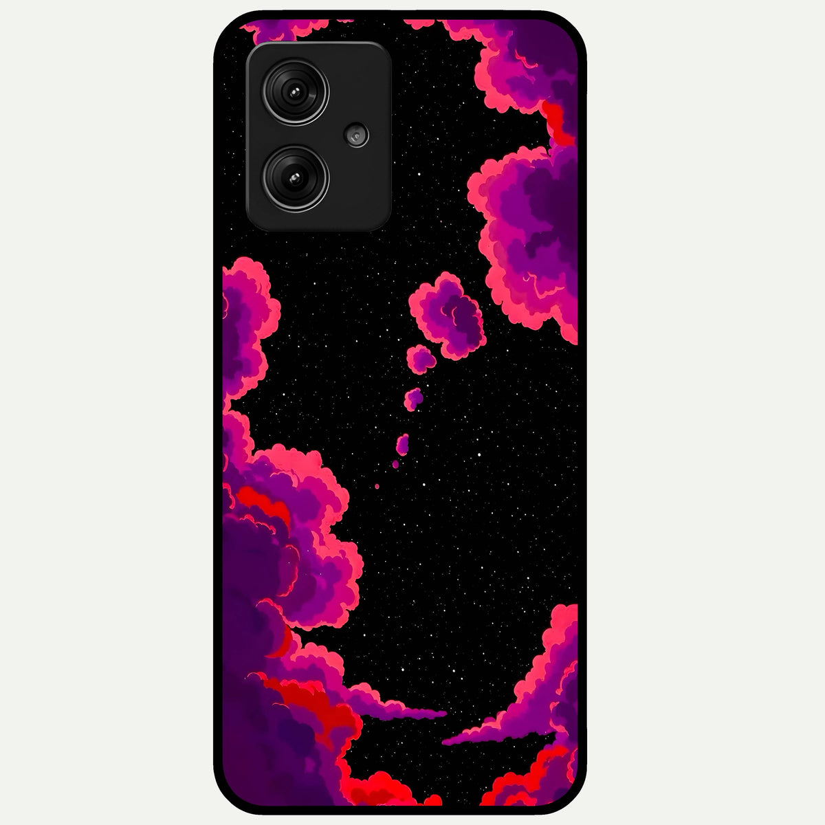  Galaxy Dream Frame Glass Case For Moto G54 back cover – full design glossy printed glass finish