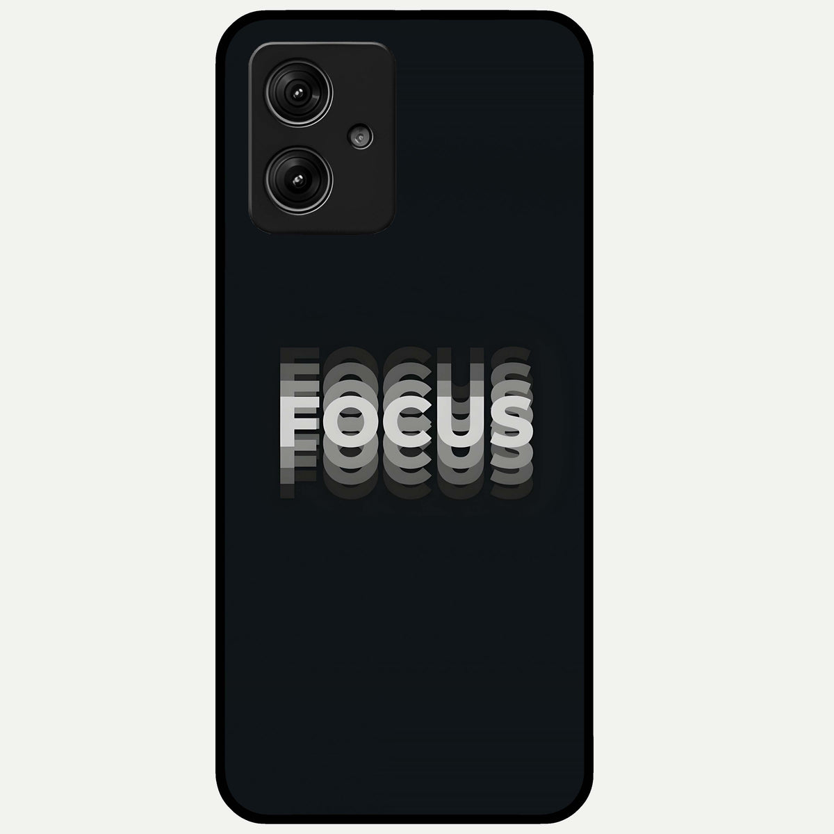  Mono Focus Vision Glass Case For Moto G54 back cover – full design glossy printed glass finish