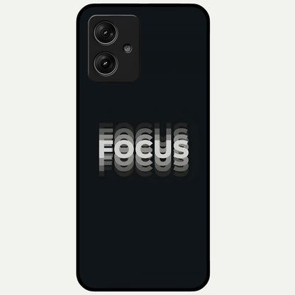  Mono Focus Vision Glass Case For Moto G54 back cover – full design glossy printed glass finish
