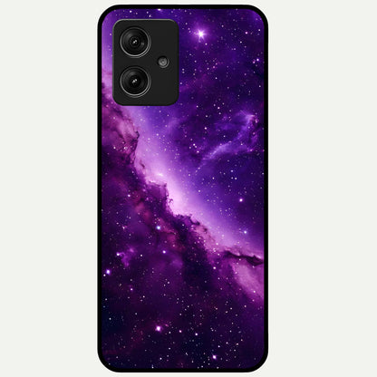  Purple Shade Sky Glass Case For Moto G54 back cover – full design glossy printed glass finish