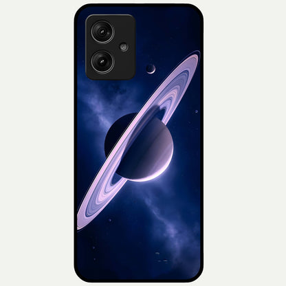  Saturn Ring Mystique Glass Case For Moto G54 back cover – full design glossy printed glass finish