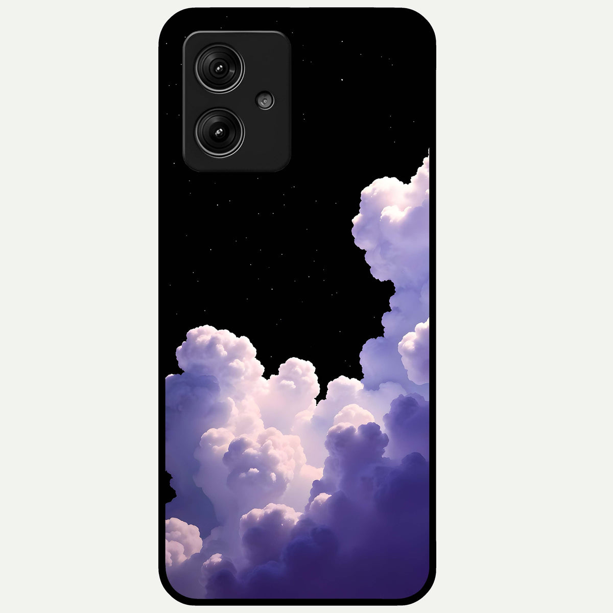  Starlit Night Whispers Glass Case For Moto G54 back cover – full design glossy printed glass finish