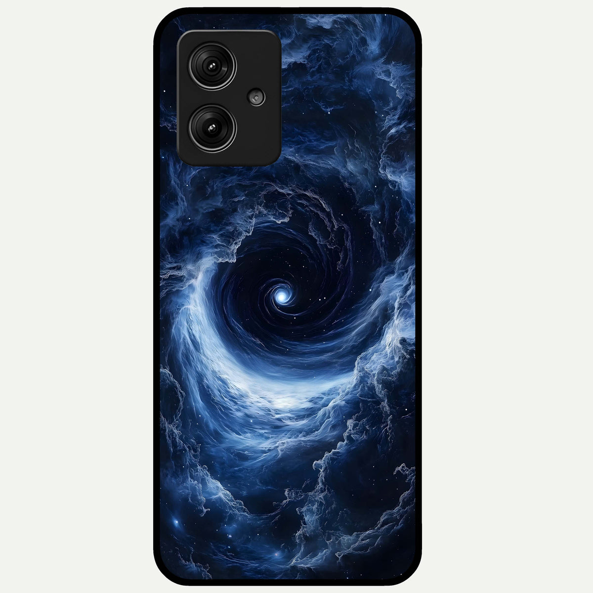  Stunning Galaxy Glass Case For Moto G54 back cover – full design glossy printed glass finish