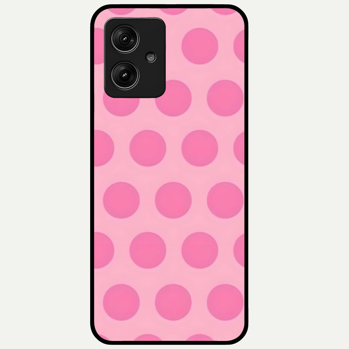  Sweet Dot Dreams Glass Case For Moto G54 back cover – full design glossy printed glass finish