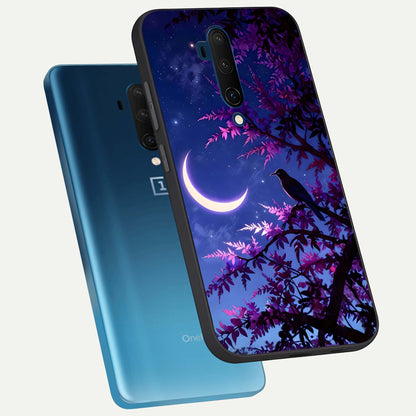 Crow & Moon Scenery Glass Case displayed upright for mystical scenic visibility and premium finish.