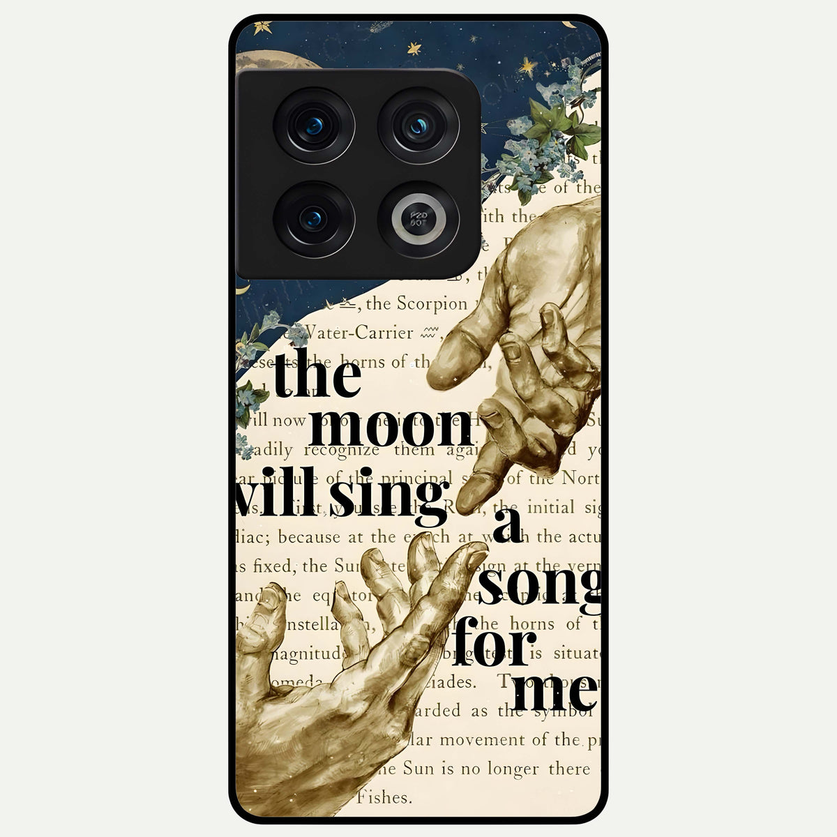  Aesthetic Divine Glass Case For OnePlus 10 Pro back cover – full design glossy printed glass finish