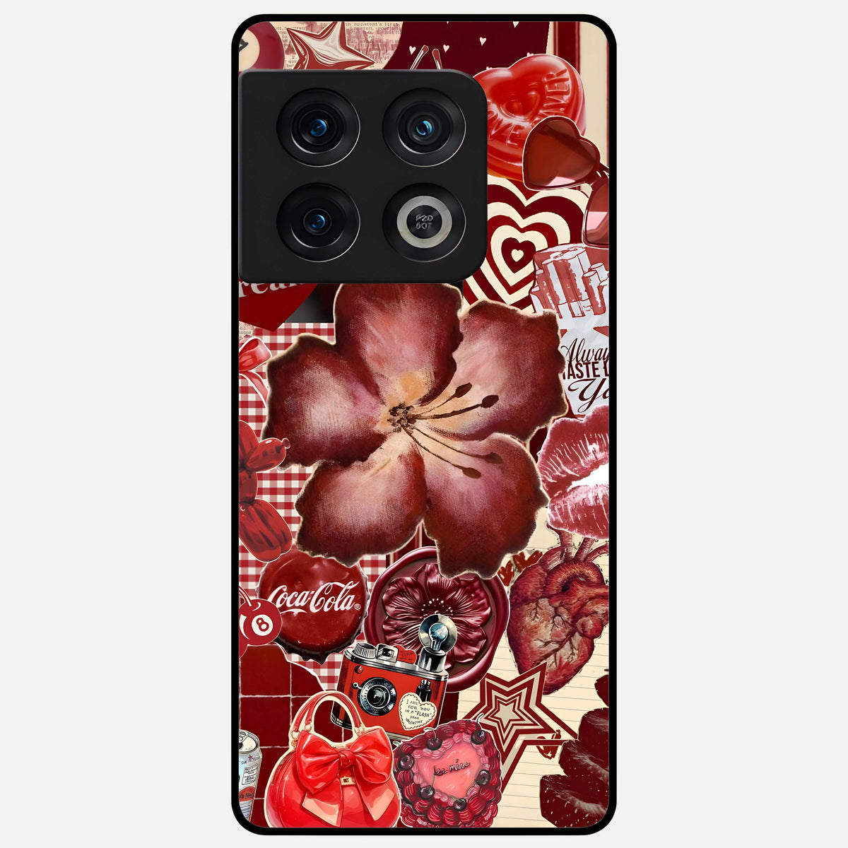  Aesthetic Little Freak Glass Case For OnePlus 10 Pro back cover – full design glossy printed glass finish