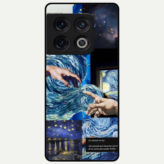  Aesthetic Vando Hands Glass Case For OnePlus 10 Pro back cover – full design glossy printed glass finish
