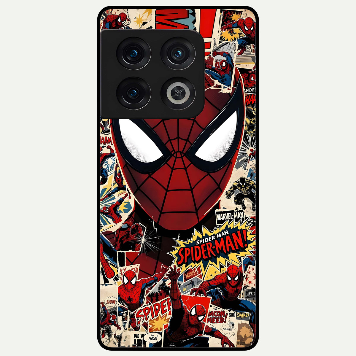 Aesthetic Wonder Spider Glass Case For OnePlus 10 Pro back cover – full design glossy printed glass finish
