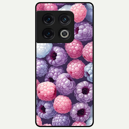  Berry Candy Pop Glass Case For OnePlus 10 Pro back cover – full design glossy printed glass finish