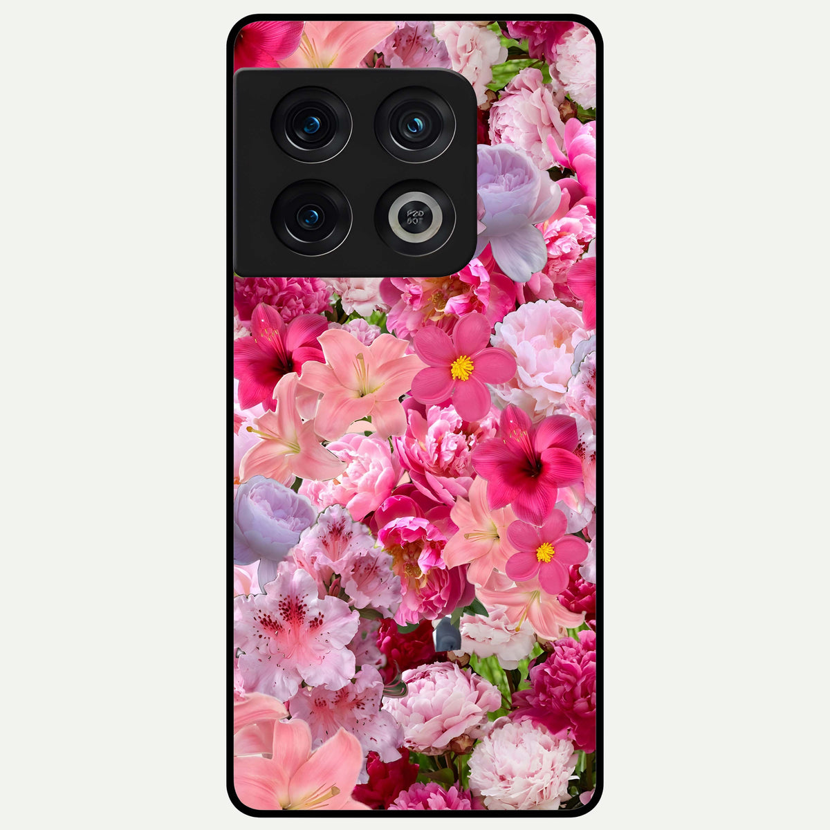  Bloom Crush Fantasy Glass Case For OnePlus 10 Pro back cover – full design glossy printed glass finish