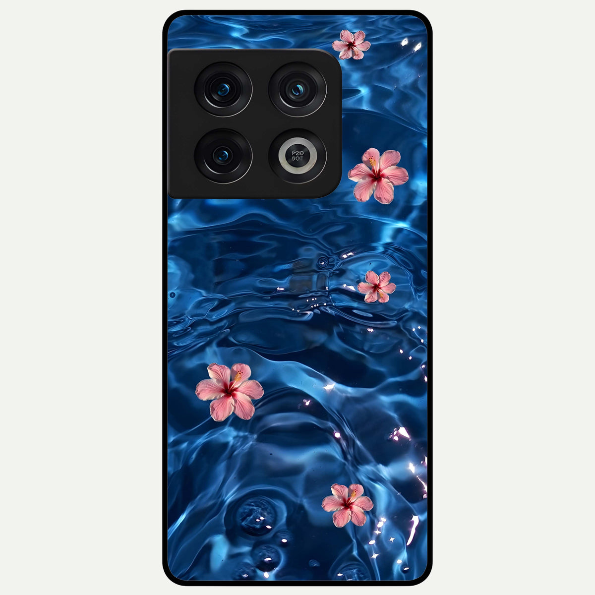  Bloom Thread Art Glass Case For OnePlus 10 Pro back cover – full design glossy printed glass finish