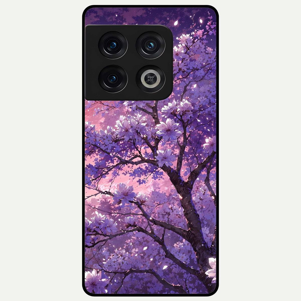  Blossom Tree Glass Case For OnePlus 10 Pro back cover – full design glossy printed glass finish